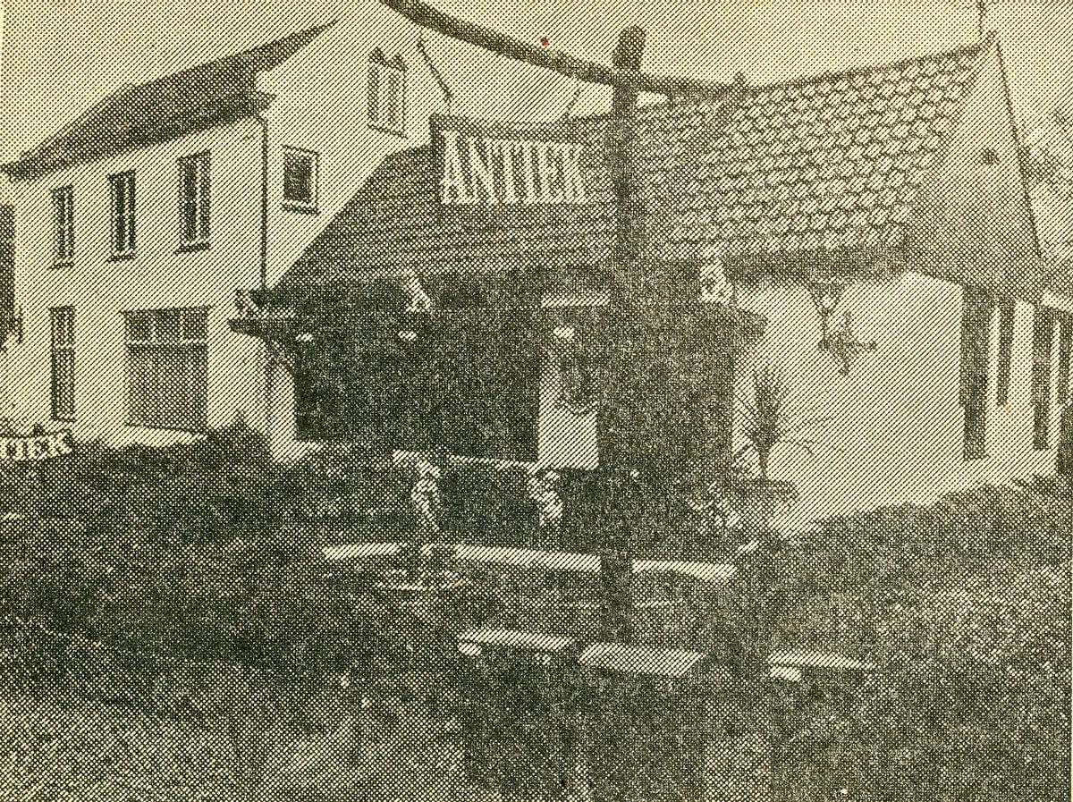 Antiek winkel van de familie Scholtens